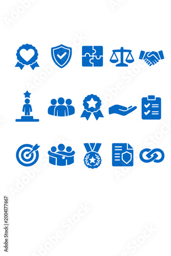 Unity icon vector shield simple image group generation leadership honesty circle star