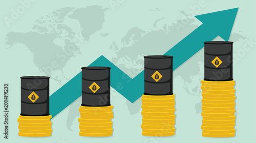 Oil investment growth , upward trend
