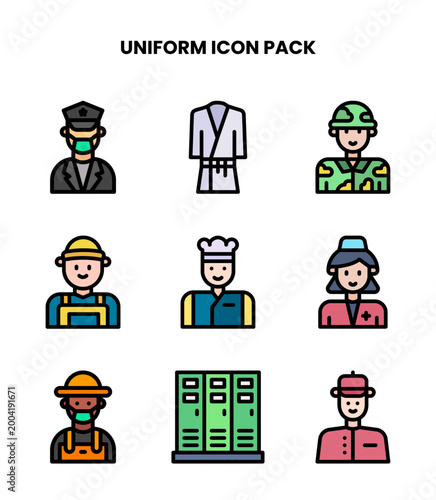 Uniform Lineal Color UI Icons Pack