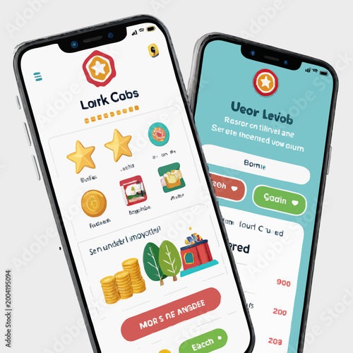 Gamified Rewards App Interface Design
