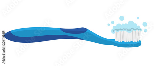 Fotografija Toothbrush With Foamy Bristles