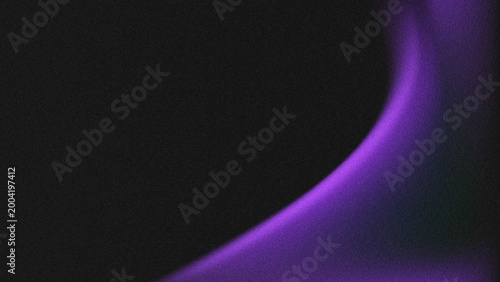 Bild auf Leinwand Dark textured abstract background with a smooth purple gradient glow and subtle grain noise effect, ideal for modern digital designs, tech projects, and moody graphic overlays