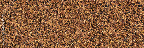 Cuadro en lienzo Dried tobacco leaves texture background banner