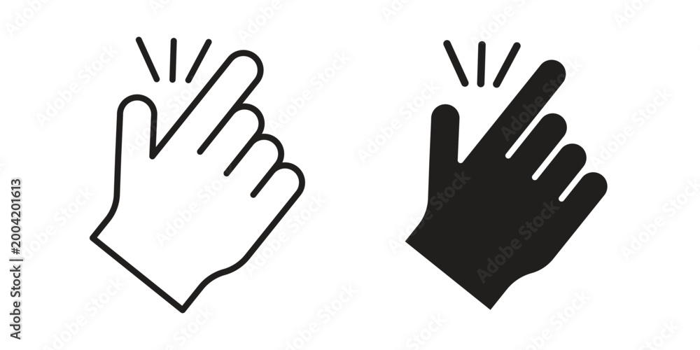 Fototapeta premium Easy icon design pack in white and black color