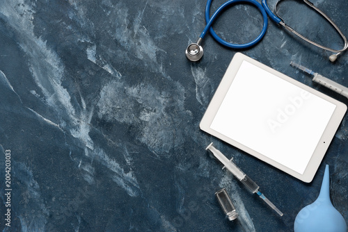 Tablet computer and medical...