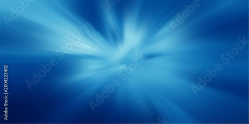 Obraz na płótnie Blue Abstract Light Burst Background with Radial Motion Blur and Glowing Energy