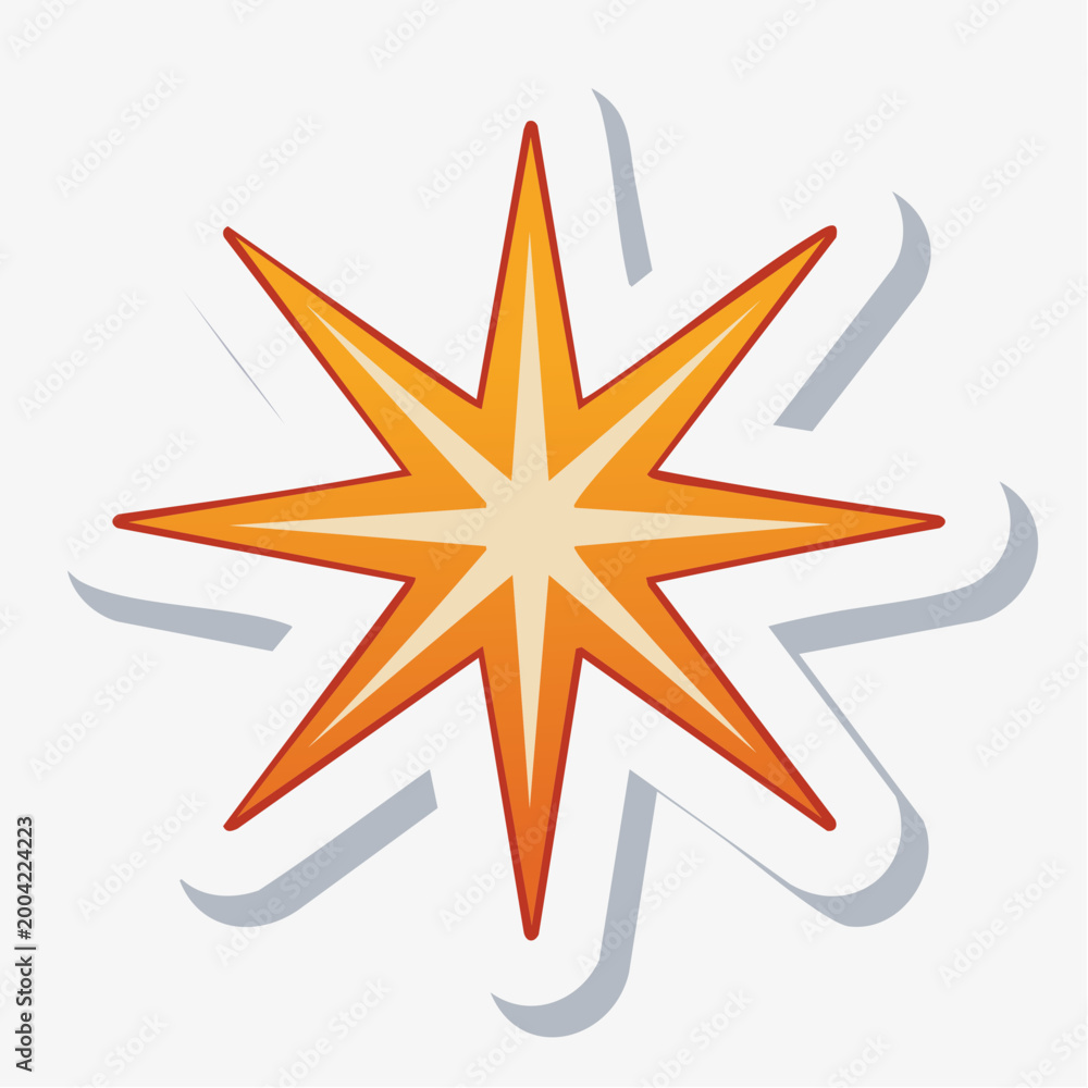 Obraz premium Explosion Starburst Graphic