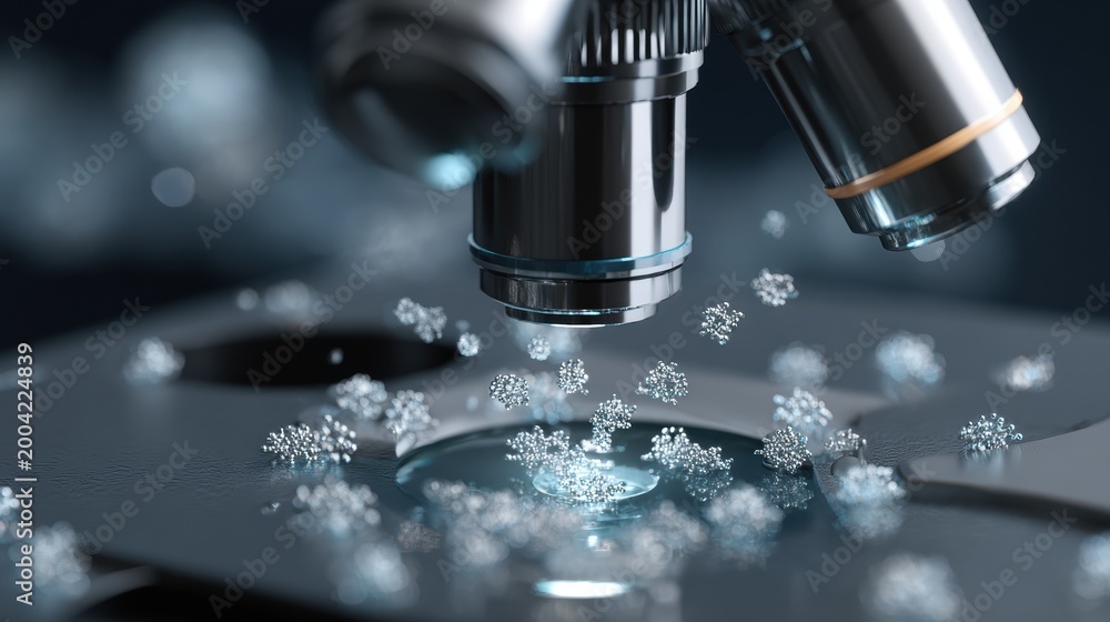 Fototapeta premium High Fidelity Visualization of Nanoscale Surface Features and Materials