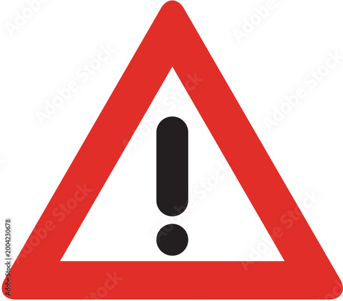 Fényképezés ROAD SIGN, Warning & Danger Signs, Road Work & Temporary Signs, Construction, La