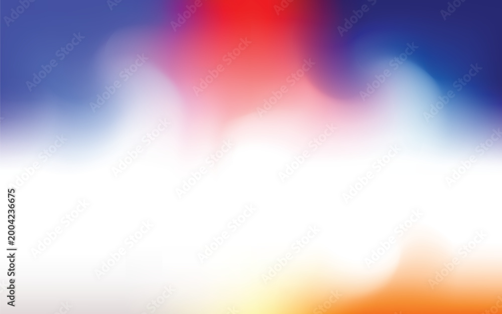 Naklejka premium Colorful abstract bokeh glow background with rainbow sky light motion energy design