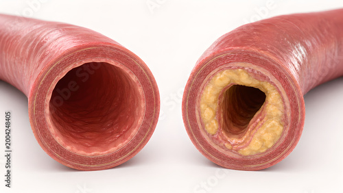 Cutaway human heart, chambers, myocardium, coronary vessels, focal highlight in left ventricular wall, localized myocardial injury, ischemia