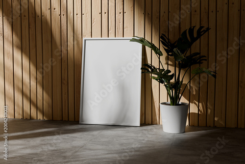 Blank Poster Frame For Mockup