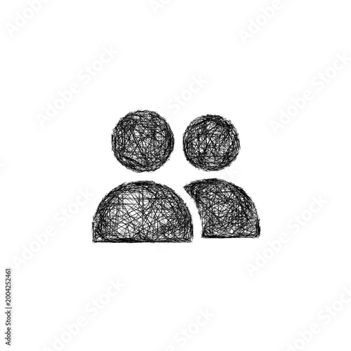 Sketch coworking icon design