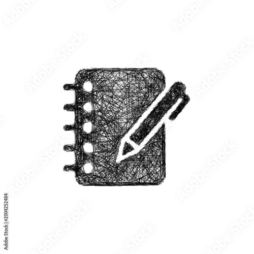 Sketch notes icon design