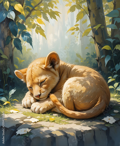 Peaceful Cub Rest
