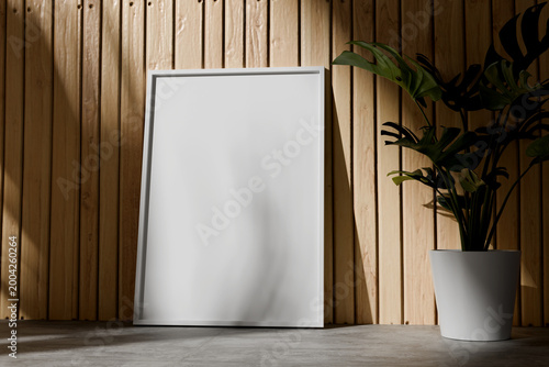 Blank Poster Frame For Mockup
