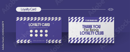 Minimal Loyalty Club Clean Purple Template