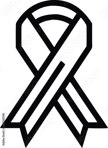 Essential Awareness Ribbon Icon Representing Support for Diverse Health and Social Causes