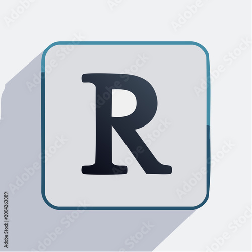 Letter R Icon