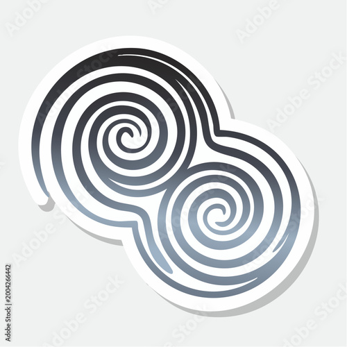 Abstract Swirls Symbol