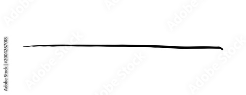 シンプルな手書きの線