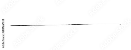 シンプルな手書きの線