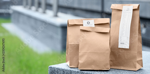 Delivered order from market...