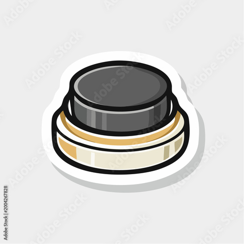 Hockey Puck Sticker