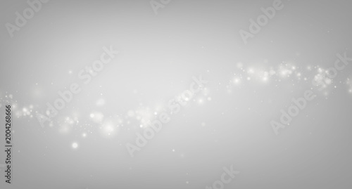 Tableau sur toile White dust PNG floats in soft glowing space
