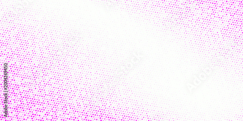 purple color halftone grain texture. Faded dotted gradient pattern background. Grunge pixel cartoon overlay backdrop. Anime or manga wavy noise cover. Raster comic pop art gradation wallpaper