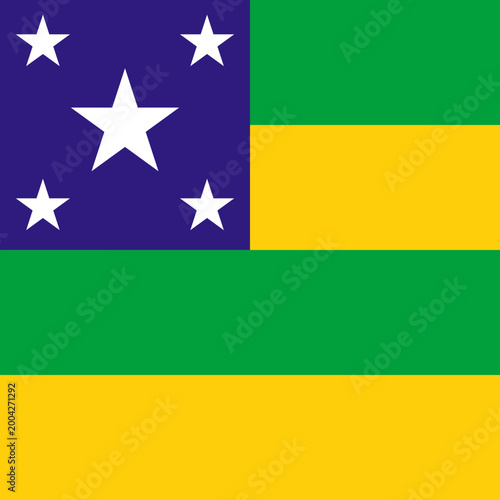 Flag of Sergipe - square variant