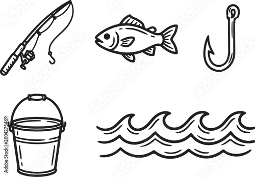 Fishing time art