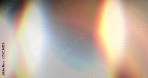 Фотография Dark cinematic prism light leak overlay abstract background