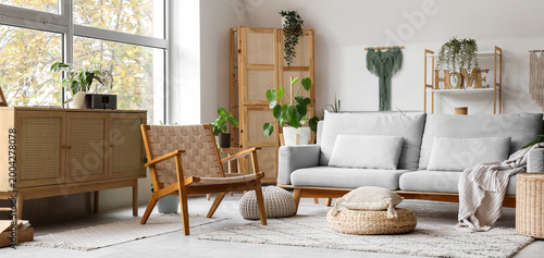 Interior of living room wit...