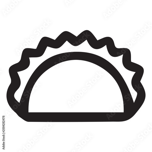 minimalist recycling symbol icon isolated on white background for sustainability