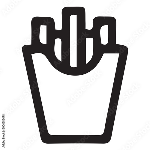 black icon of a bucket with a cactus