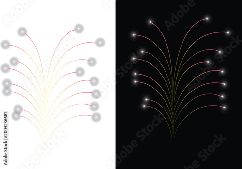pink firework burst PNG. Cyan winter holiday explosion