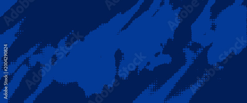 Dots halftone white and blue color pattern gradient grunge texture background.