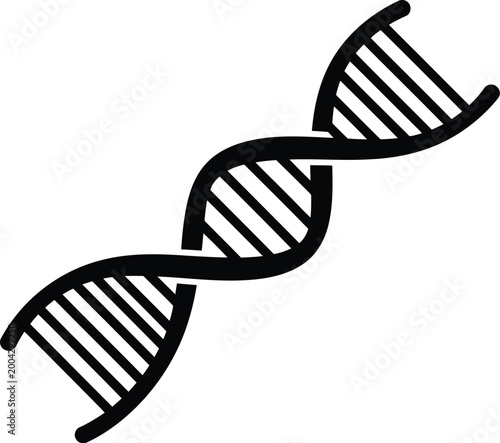 Double helix DNA strand illustration