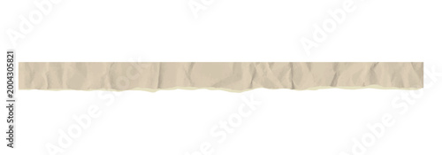 Torn newspaper note vector piece with vintage scratch texture. Jagged torn paper sheet rip edge effect. Ripped article clipping for news collage or scrapbook. Crumpled cardboard page tape patch