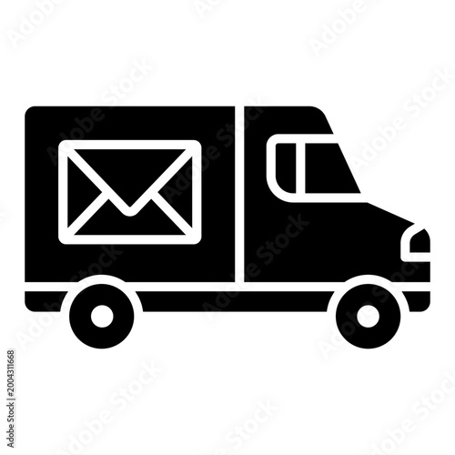 Mail icon vector. Letter Illustration sign. Mail delivery symbol. Mailing list logo.