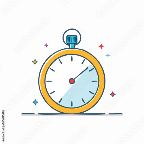 Stopwatch Illustration