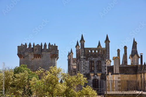 Almodóvar del río castle medieval architecture under blue sky