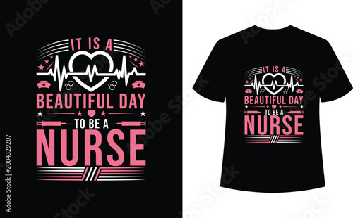 Nursing profession motivation quote graphic t shirt design