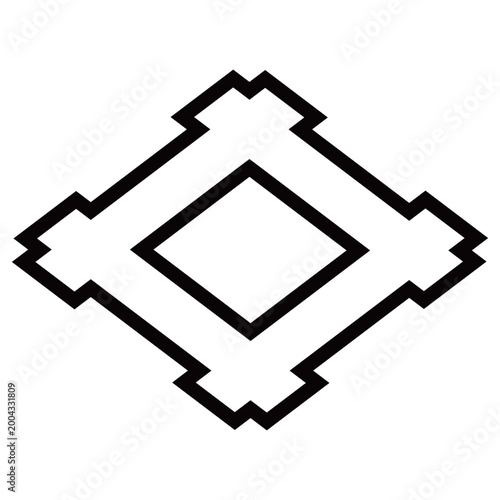 家紋です。陰井桁といいます