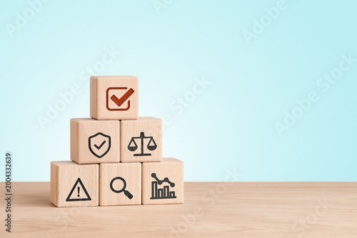 Risk management pyramid assessment protection control stability
