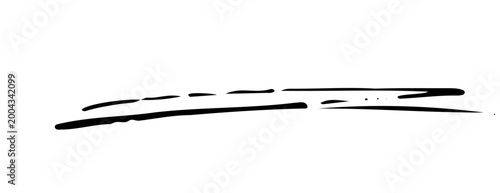 細いペンで書いた手書きの吹き出し