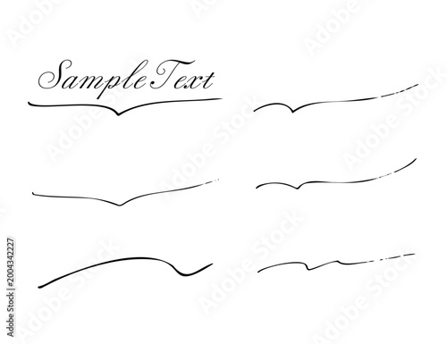 細いペンで書いた手書きの吹き出し