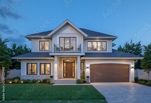 Beautiful house exterior