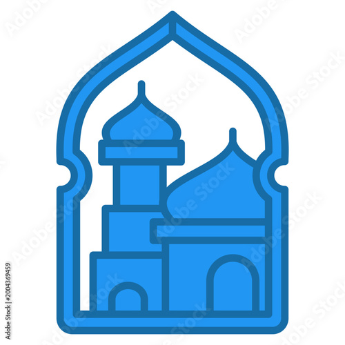 Ramadan Worship Icon For Design Elements
